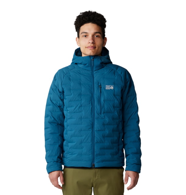 Mountain Hardwear Stretchdown Hoody - Men's Dark Caspian Large