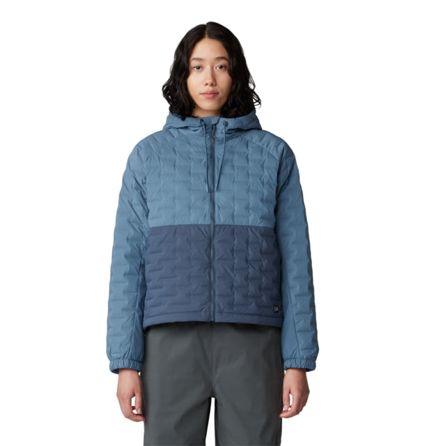 Mountain Hardwear Stretchdown Light Full Zip Hoody - Women's Asiatic Blue Montauk Blue Medium