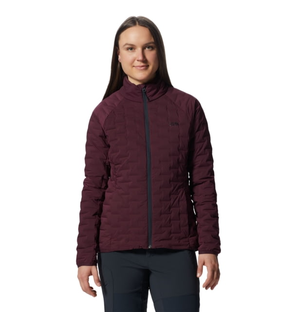 Mountain Hardwear Stretchdown Light Jacket - Women's Large Cocoa Red  Red-L