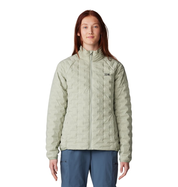 Mountain Hardwear Stretchdown Light Jacket - Women's White Sage Extra Large