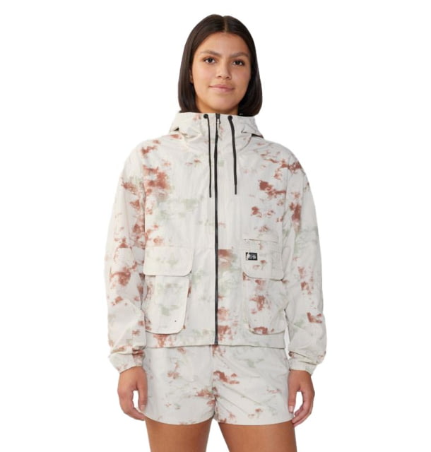 Mountain Hardwear Stryder Full Zip Top - Women's Dark Quartz Nebula Dye Print Medium
