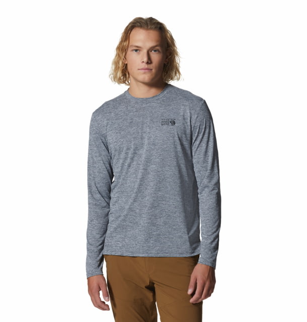 Mountain Hardwear Sunblocker Long Sleeve Top - Men's Foil Grey Heather Medium