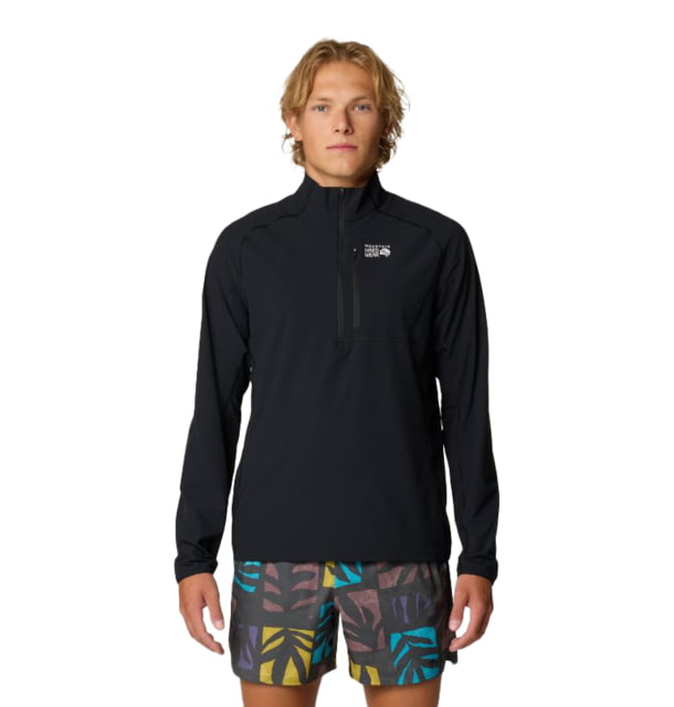 Mountain Hardwear Sunshield 1/2 Zip Top - Men's Black S/M 190423019519