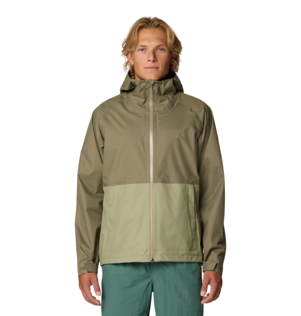 Mountain Hardwear Threshold Jacket - Men's Stone Green Mantis Green S 190423032617