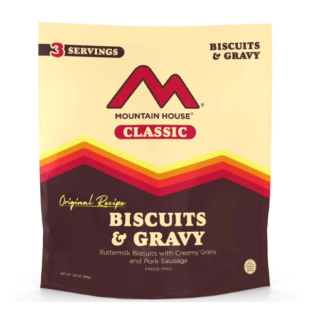 Mountain House Biscuits and Gravy 3 Servings