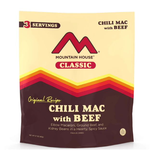 Mountain House Chili Mac with Beef 3 Servings