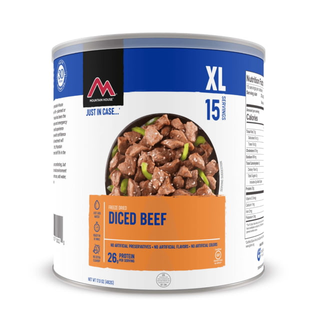 Mountain House Diced Beef Can