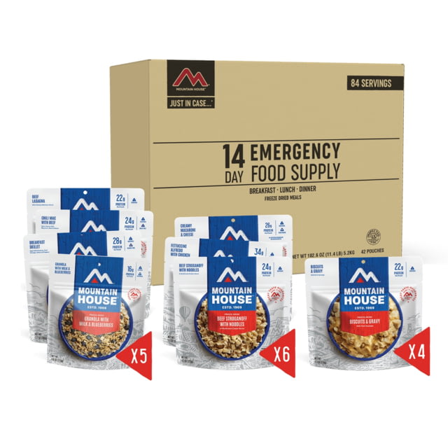 Mountain House Mountain House Just in Case... 14-Day Emergency Kit 42 pouches 84 servings