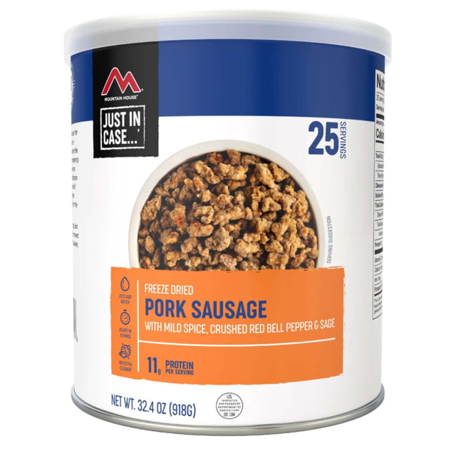 Mountain House Pork Sausage w/Mild Spice 25 Servings
