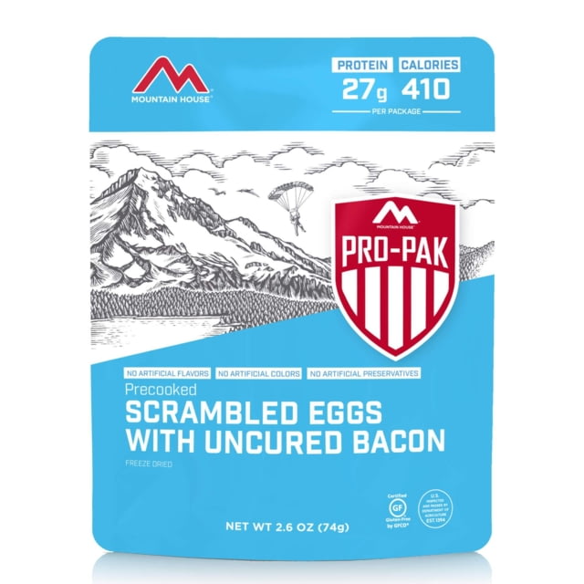 Mountain House Pro-Pak Scrambled Eggs with Bacon 1 Serving