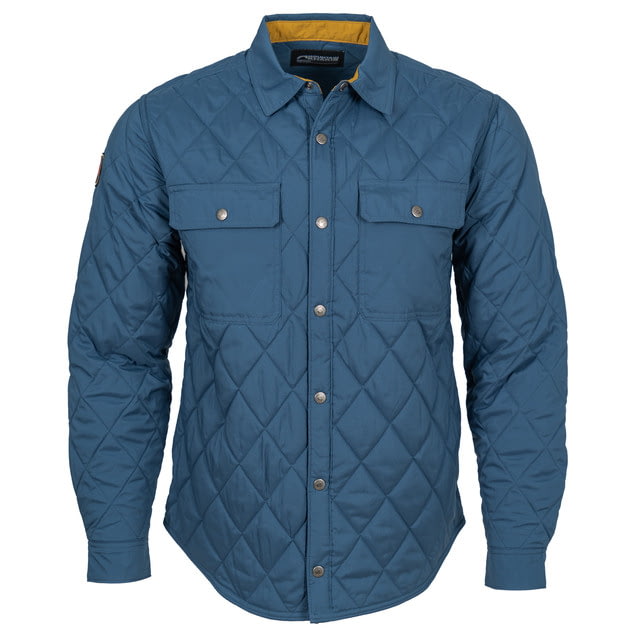 Mountain Khakis Mountain Khakis Belton Quilted Shirtjac Classic Fit - Men's Faded Indigo XL  INDIGOXL