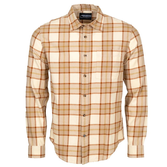 Mountain Khakis Homestead Long Sleeve Flannel Classic Fit - Men's Parchment M