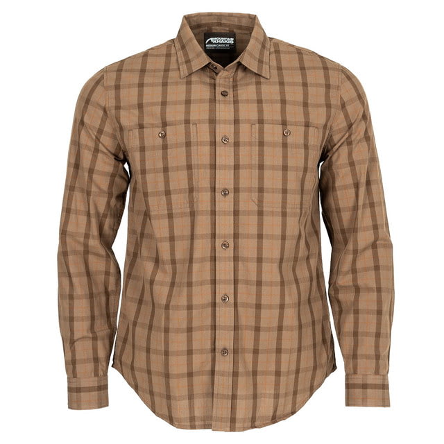 Mountain Khakis Midtown Long Sleeve Woven Shirt Classic Fit - Men's Cedar M