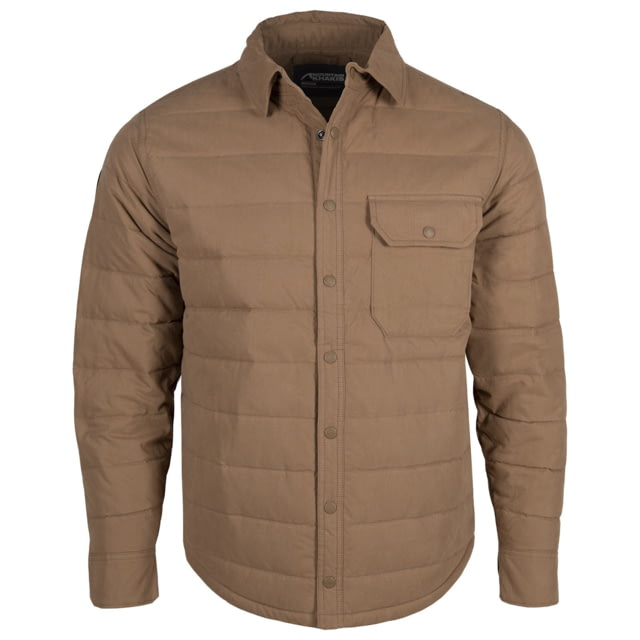 Mountain Khakis Pine Peak Down Shirtjac Classic Fit - Men's Tobacco S