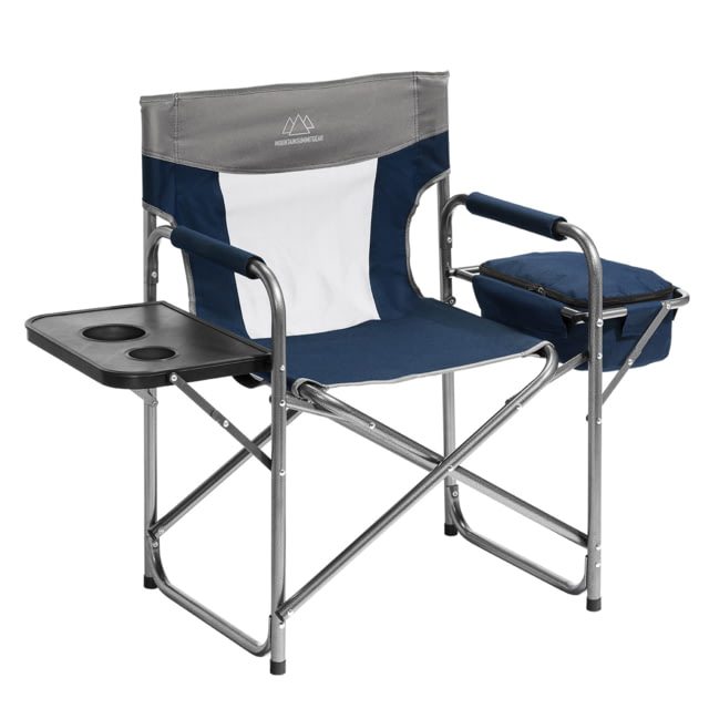 Mountain Summit Gear Cooler Chair Steel Frame HD Polyester Navy