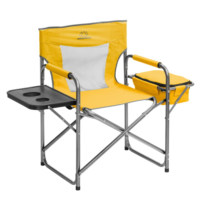 Mountain Summit Gear Cooler Chair Steel Frame HD Polyester Yellow