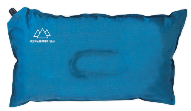 Mountain Summit Gear Self Inflating Camp Pillow Ripstop polyester Blue