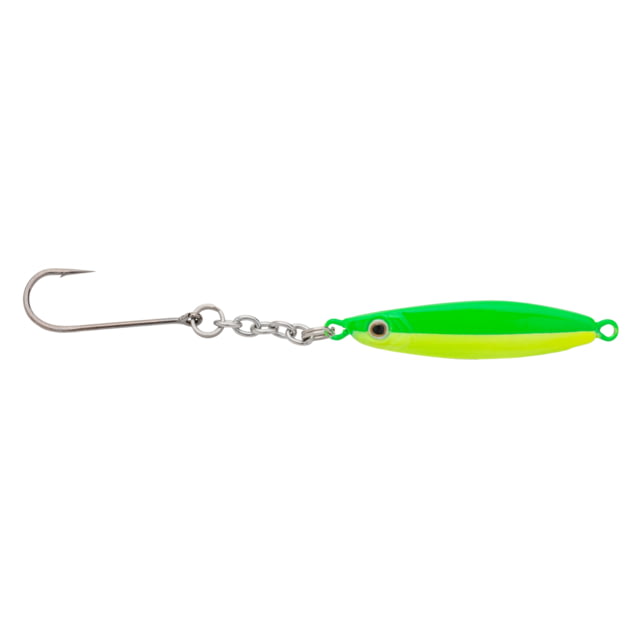 Mr. Crappie Chick'n Chain Spoon Lime-N-Ator 1/4 oz