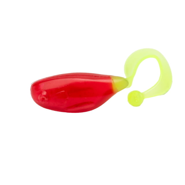Mr. Crappie Cutter Soft Bait Red Chartreuse 1.5in