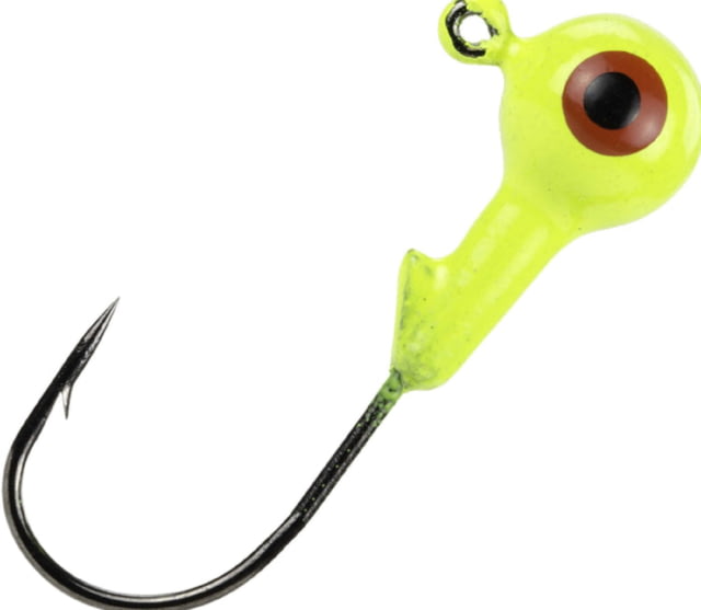 Mr. Crappie Jig Head 1/32oz 25 Pack Chartreuse