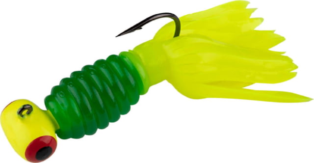Mr. Crappie Sausage Jig Head w/ Crappie Thunder Lime-A-Nator/Chart Head 1/8 oz