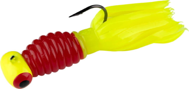 Mr. Crappie Sausage Jig Head w/ Crappie Thunder Red Rooster/Chart Head 1/16 oz