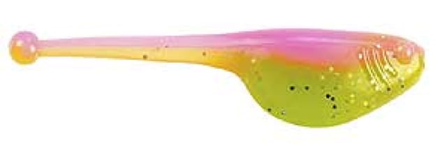 Mr. Crappie by Strike King Shadpole Fishing Lure Soft Plastic Grub Electric Chicken 2in 15-Pack
