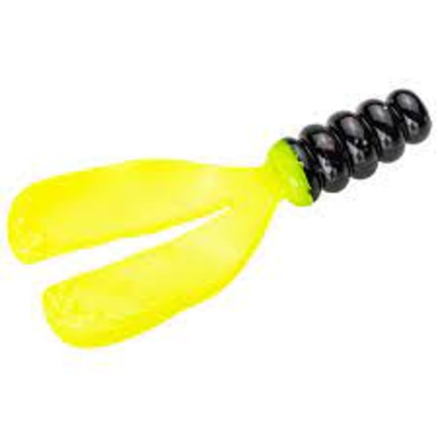 Mr. Crappie Snap Jack Soft Bait Tuxedo Black Chartreuse 2in