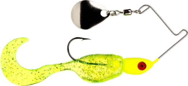 Mr. Crappie Spin Baby Spinnerbait Chartreuse Shiner 1/8oz