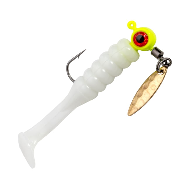 Strike King Mr. Crappie Sugar Glider Fishing Lure Gliding Soft Plastic Minnow 1.5in 15-Pack Monkey Shine