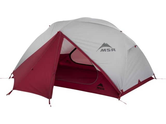 MSR Elixir Tent - 2 Person 3 Season footprint included White/Red