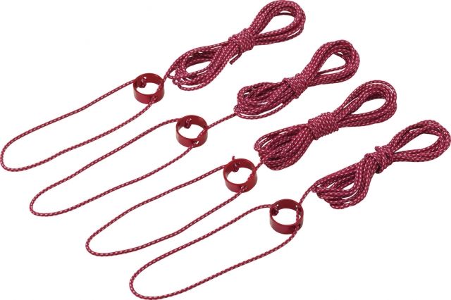 MSR Tent Guy Lines 4 Pack Red