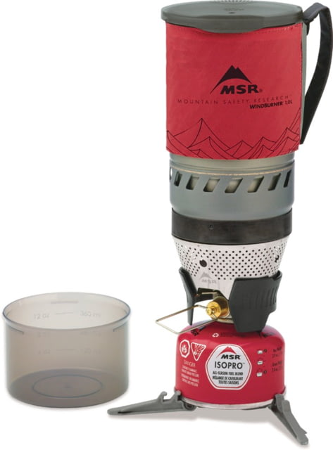 MSR WindBurner 1.0L Stove System Red 1.0 LTR