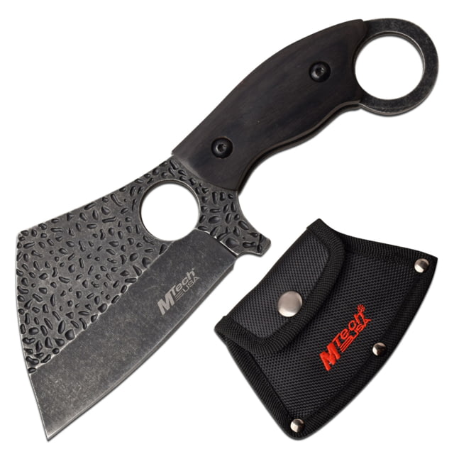Mtech Wharncliffe Fixed Blade Knife 3.5 in 3Cr13 Stainless Steel Stainless Steel Black