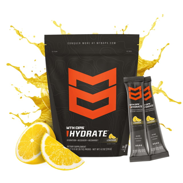 Mtn Ops MTN OPS Hydrate Drink Mix Lemonade 20 Servings