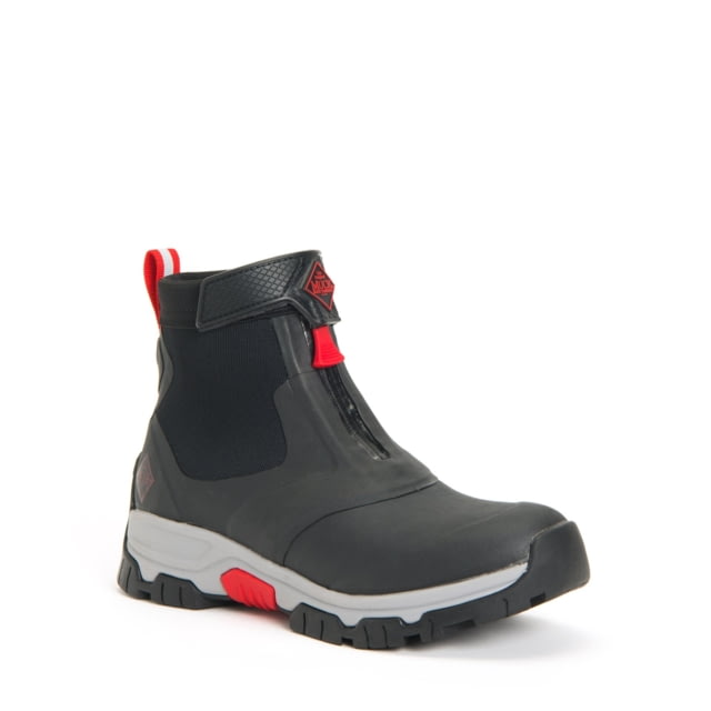 Muck Boots Apex Zip Mid Boots - Men's Black/Gray/Red 8