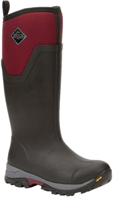 Muck Boots Arctic Ice Grip A.T. Tall Boots - Women's Black/Maroon 11