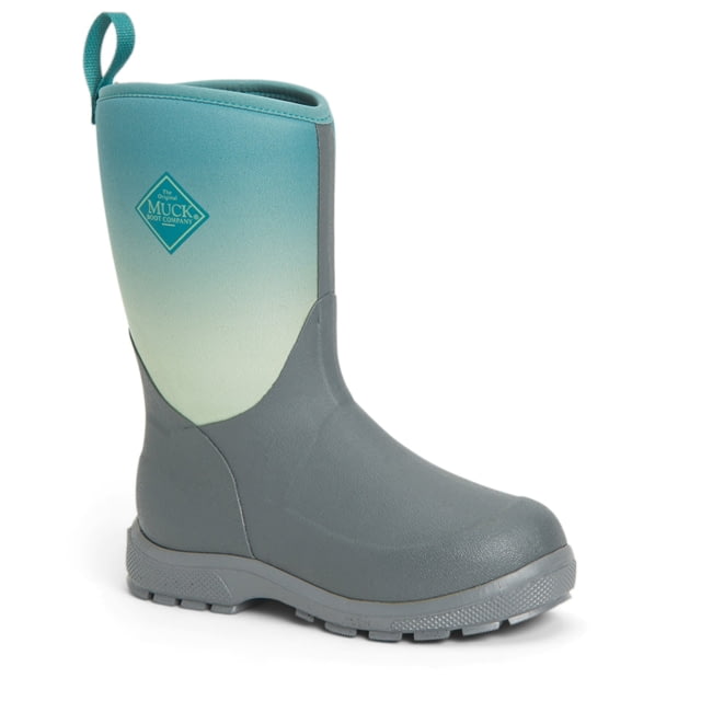 Muck Boots Element Boot - Kid's Gray/Teal Fade 2