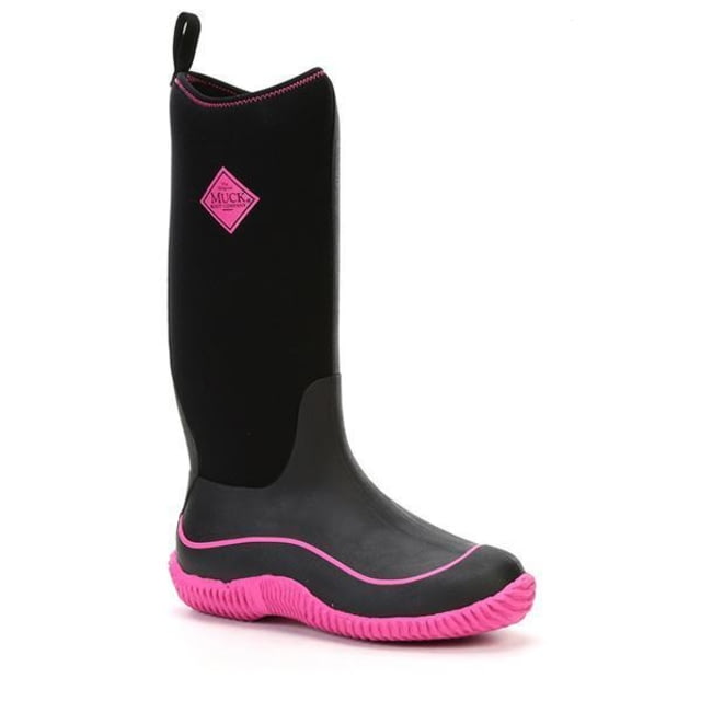 Muck Boots Hale Multi-Season Boot - Women's Black/Hot Pink 5