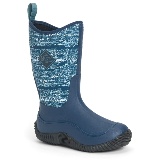 Muck Boots Hale Rubber Boots - Youth Dress Blues/Trooper/Digital Terrain Print 3