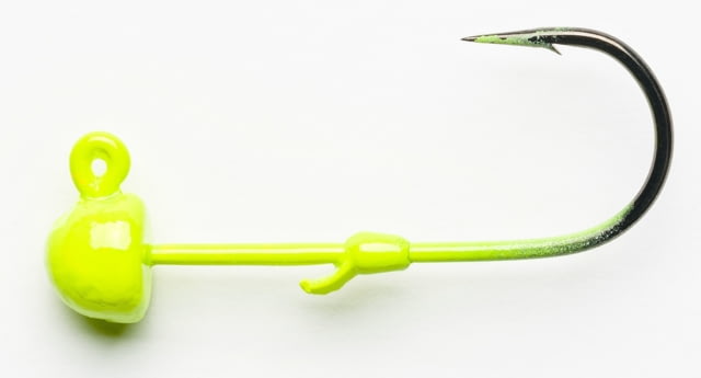 Mustad Addicted Steelhead Worm Jig UV Chartreuse 1/8oz 4 PK