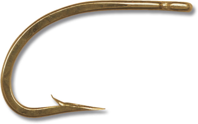 Mustad Classic O'Shaughnessy Live Bait Hook Forged 3X Short Shank Ringed Eye Bronze Size 4 10 per Pack