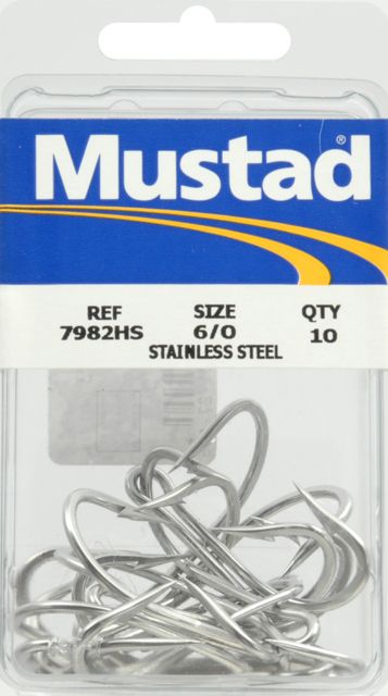 Mustad Double Troll Hk Ss Sz6/0 10Pk