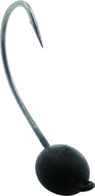 Mustad Mustad Elite Wacky Jig Head Matte Black Size 1 3/per Pack