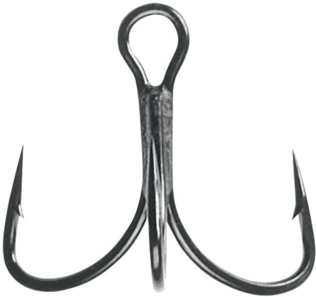 Mustad KVD Elite Triple Grip Treble 2X Short 1X Strong Forged Black Nickel Size 1/0 11/pack