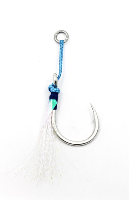 Mustad Ocean Camo Assist Rig w/ Flash & Ring 10881NP-DT Blue Size 5/0