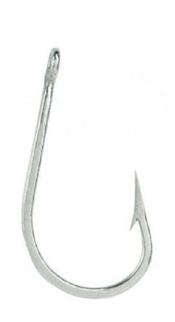 Mustad Southern and Tuna Hook Forged Knife Edge Point Ringed Eye Salt Water Stainless Steel Size 10/0 10 per Pack