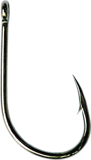 Mustad Ultrapoint Big Gun Live Bait Hook Opti Angle Needle Point Ringed Eye Black Nickel Size 1/0 10 per Pack