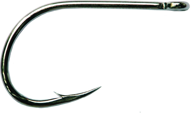 Mustad UltraPoint Big Gun Siwash Hook Opti Angle Needle Point Live Bait Ringed Eye Black Nickel Size 8/0 3 per Pack