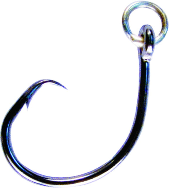 Mustad UltraPoint Demon Circle Hook Opti Angle Needle Point 4X Strong Ringed Eye Black Nickel Size 4/0 6 per Pack